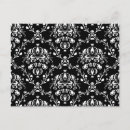 Search for modern abstract black white pattern postcards Design