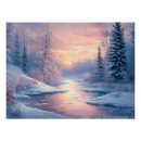 Search for serene landscape posters Winter wonderland