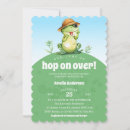 Search for hop on over invitations Watercolor