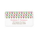 Search for birthday cake return address labels Sweet