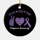 Search for purple ribbon christmas tree decorations Cure