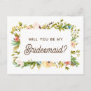 Search for peach bridesmaid cards Botanical