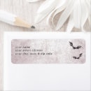 Search for gothic wedding return address labels Dark