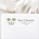 Search for cartoon face return address labels Happy