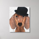 Search for dachshund canvas prints Flowers