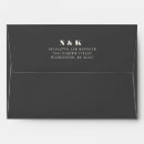 Search for monogrammed wedding envelopes Simple