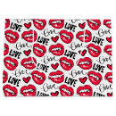 Search for large lips Red lipstick
