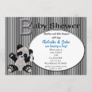 Search for black white panda invitations Baby