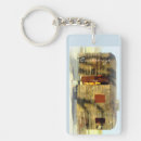 Search for vintage travel rectangular key rings Road trip