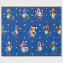 Search for wine christmas wrapping paper Santa