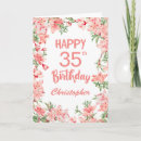 Search for 35th birthday cards Thirty fifth birthday