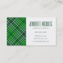 Search for plaid pattern business cards White