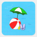 Search for blue umbrella stickers Beach