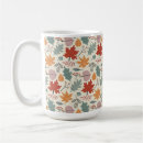 Search for vintage leaves pattern mugs Fall