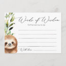 Search for baby shower words of wisdom advice cards Cute