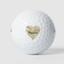 Search for heart golf balls Gold