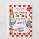Search for mad hatter baby shower invitations A very important date
