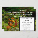 Search for lions and tigers bears invitations Baby