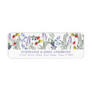 Search for wild flowers return address labels Pretty