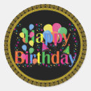 Search for colorful confetti stickers Birthday