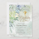 Search for succulent christening invitations For kids