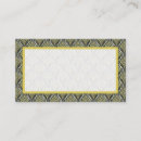 Search for art deco place cards Black