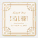 Search for tan wedding stickers Thank you