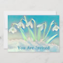 Search for snowdrop invitations Blue