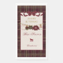 Search for red plaid christmas napkins We can bearly wait