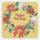 Search for poinsettia wreath stickers Flowers