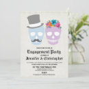 Search for skull engagement party invitations Sugar skulls