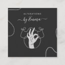 Search for needle and thread business cards Modern