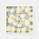 Search for blue lemon napkins Bridal shower