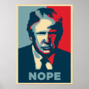 Search for nope signs President