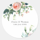 Search for white and pink wedding stickers Blush