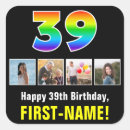 Search for thirty nine stickers 39th birthday
