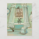 Search for vintage bathroom postcards White