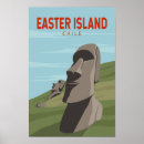 Search for vintage easter posters Easter island chile