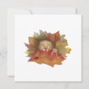Search for hedgehog cards Autumn