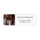 Search for photo return address labels Monochrome