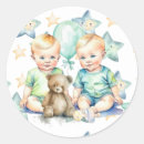 Search for boy twins stickers Twin boys