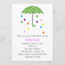 Search for drop in bridal shower invitations Rain