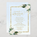 Search for light blue quince invitations Spanish