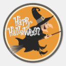Search for witch riding broom stickers Horror