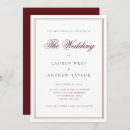 Search for bordeaux wedding invitations Elegant