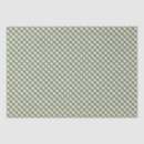 Search for sage green tissue paper Chequered