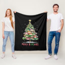Search for christmas blankets Santa
