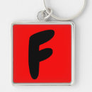 Search for letter f key rings Initial