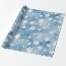 Search for silver and blue christmas wrapping paper Snowflakes