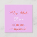Search for nails and lashes business cards Makeup artist